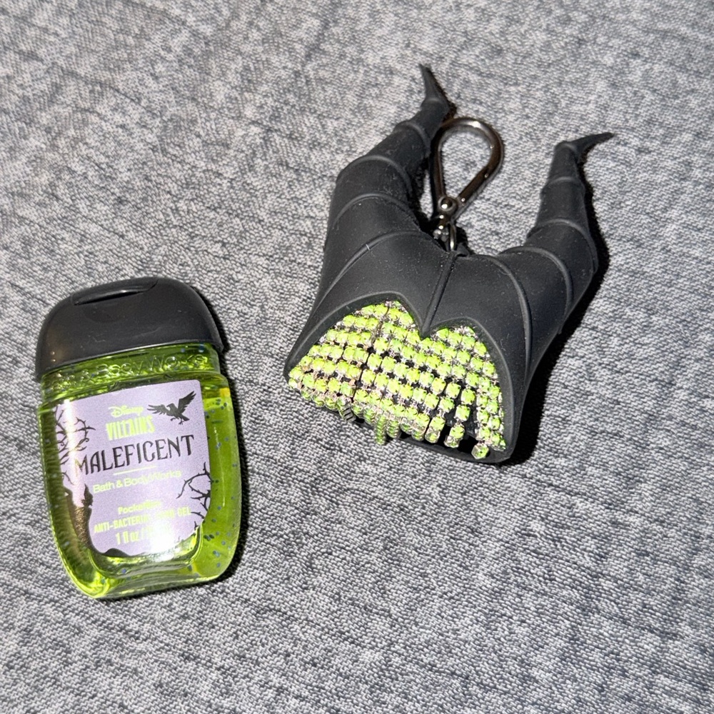 Bath & Body Works Maleficent Bling Glow-in-the-Dark Hand Sanitizer Holder